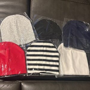 Kids' Colorful Beanie Hat Set